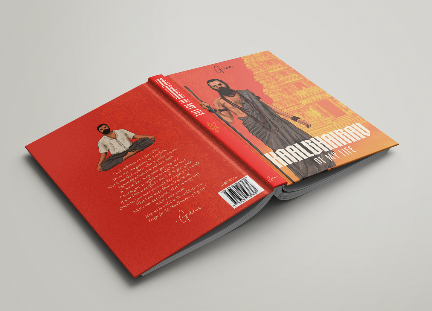 KAALBHAIRAV OF MY LIFE ENGLISH ILLUSTRATED HARD BOUND EDITION BY GANA